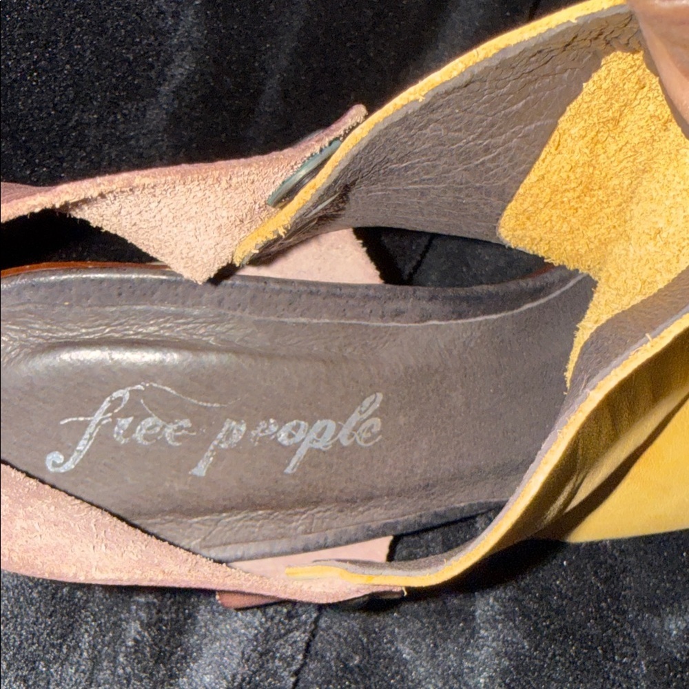 FP Movement by Free People Mustard and Chestnut Heels - Picture 3 of 12